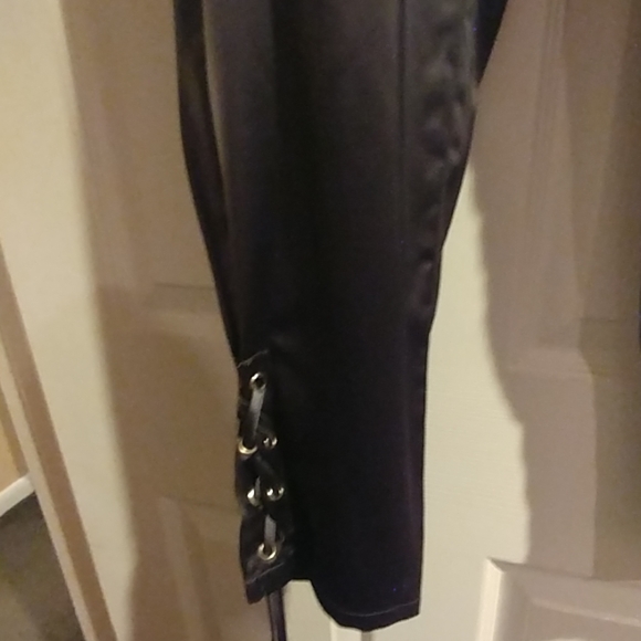 Satin Jogger Pants - Picture 3 of 4